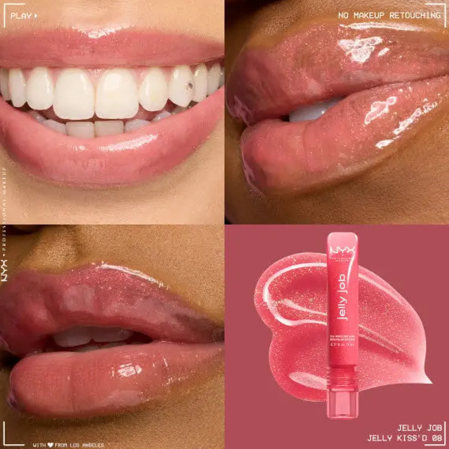 Jelly Job Lipgloss Jelly Kiss'd