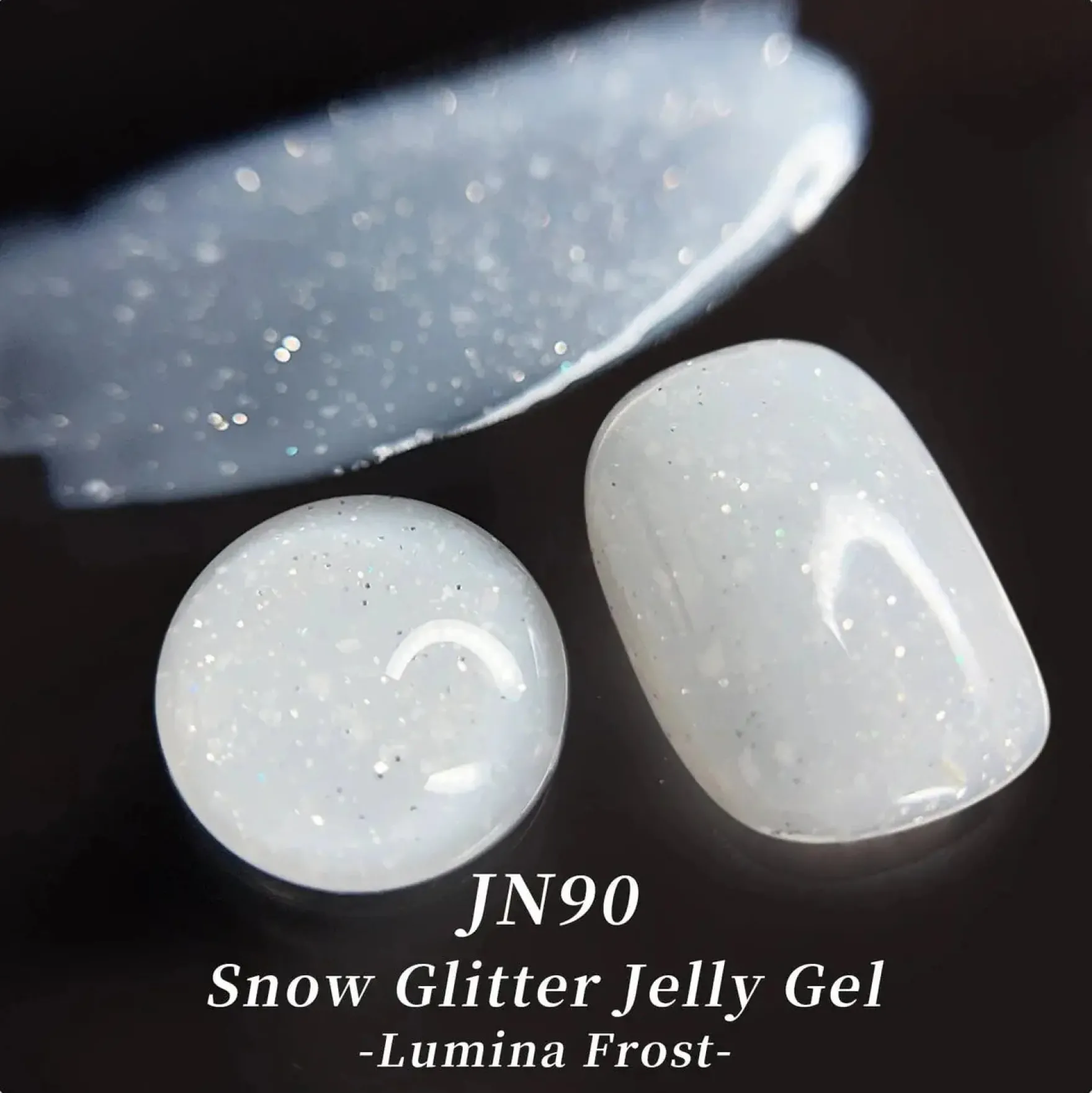 Jelly Nude Snow Glitter Gel JN90