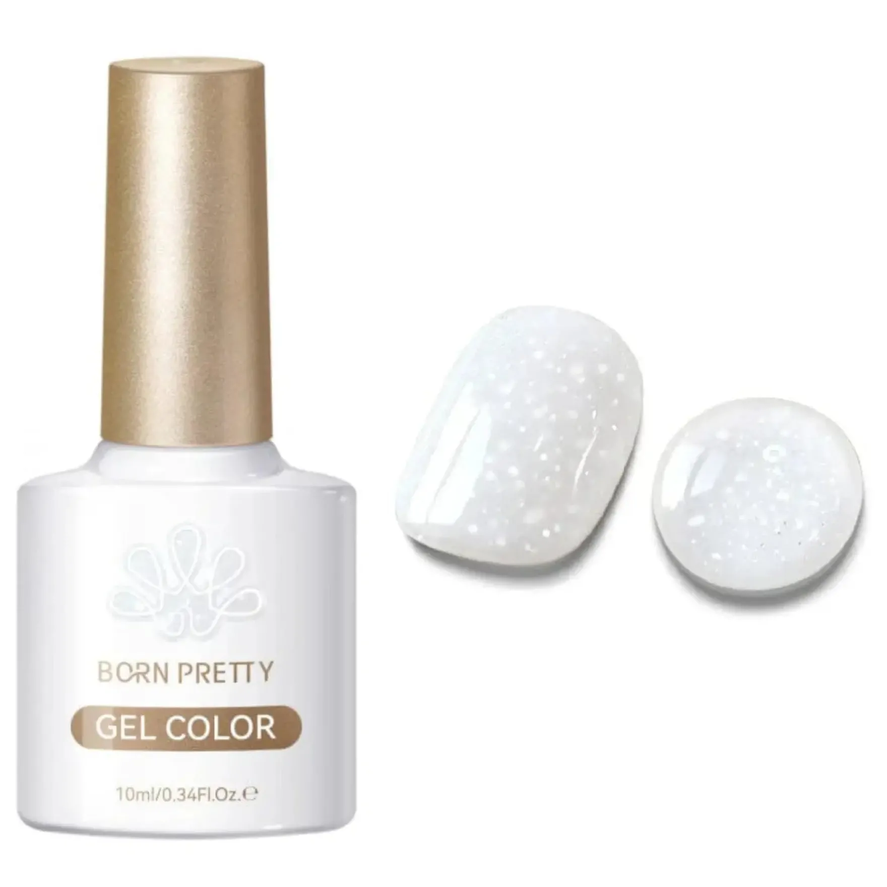 Jelly Nude Snow Glitter Gel JN90