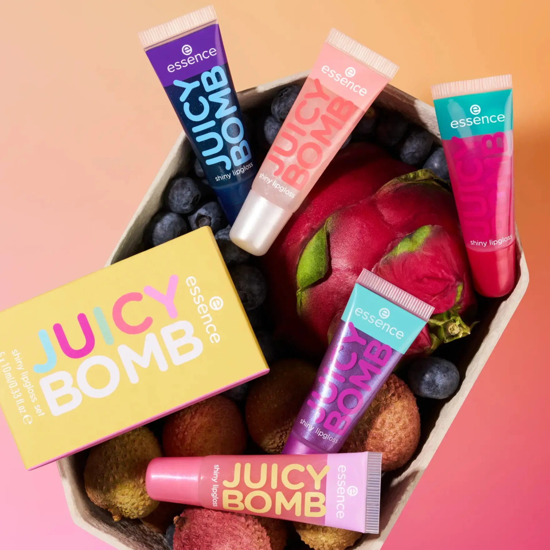 Juicy Bomb Shiny Lipgloss Set 03
