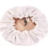Khaki Satin Hair Bonnet Reversable