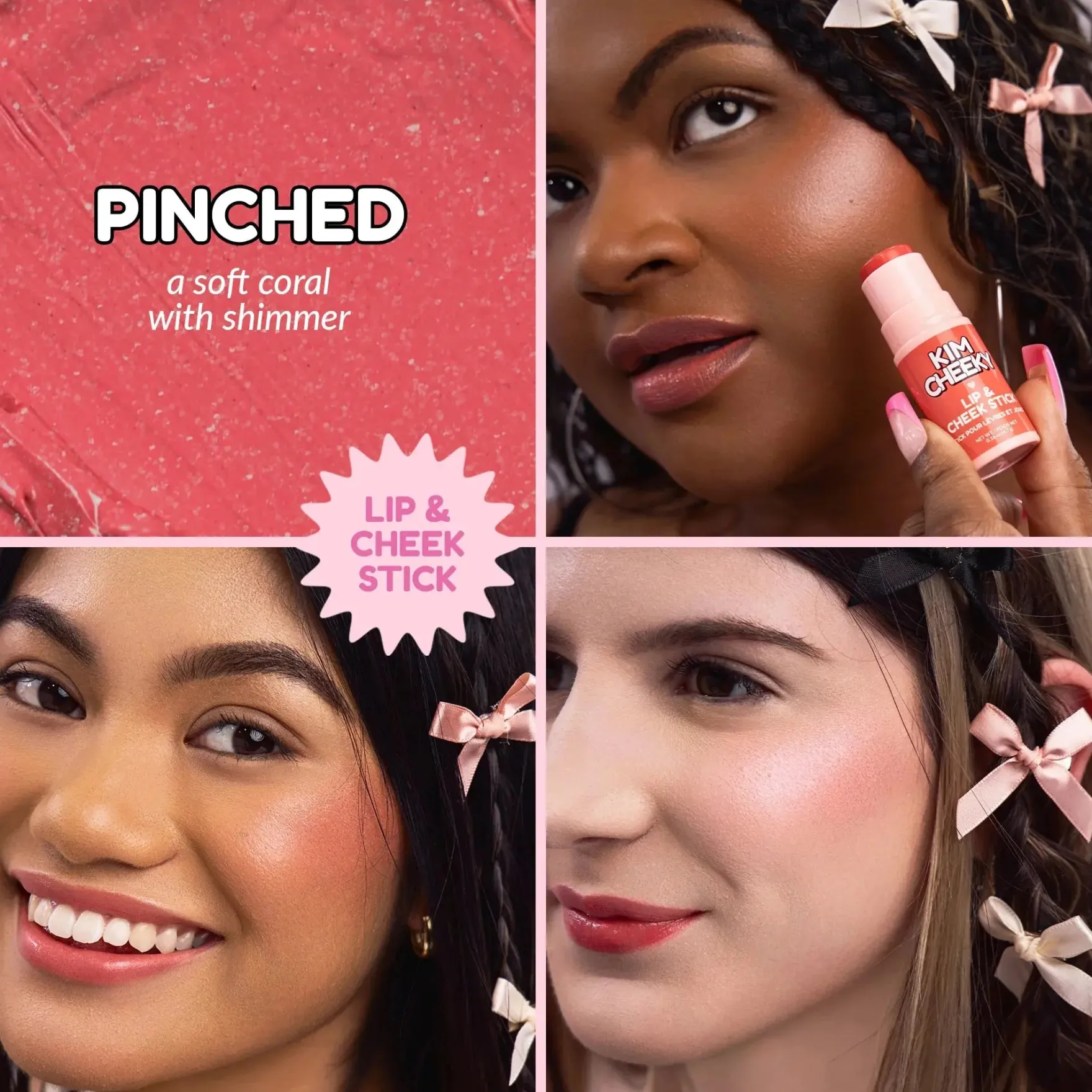 Kim Cheeky Lip & Cheek Stick Pinched