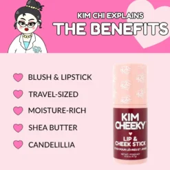 Kim Cheeky Lip & Cheek Stick Bitten