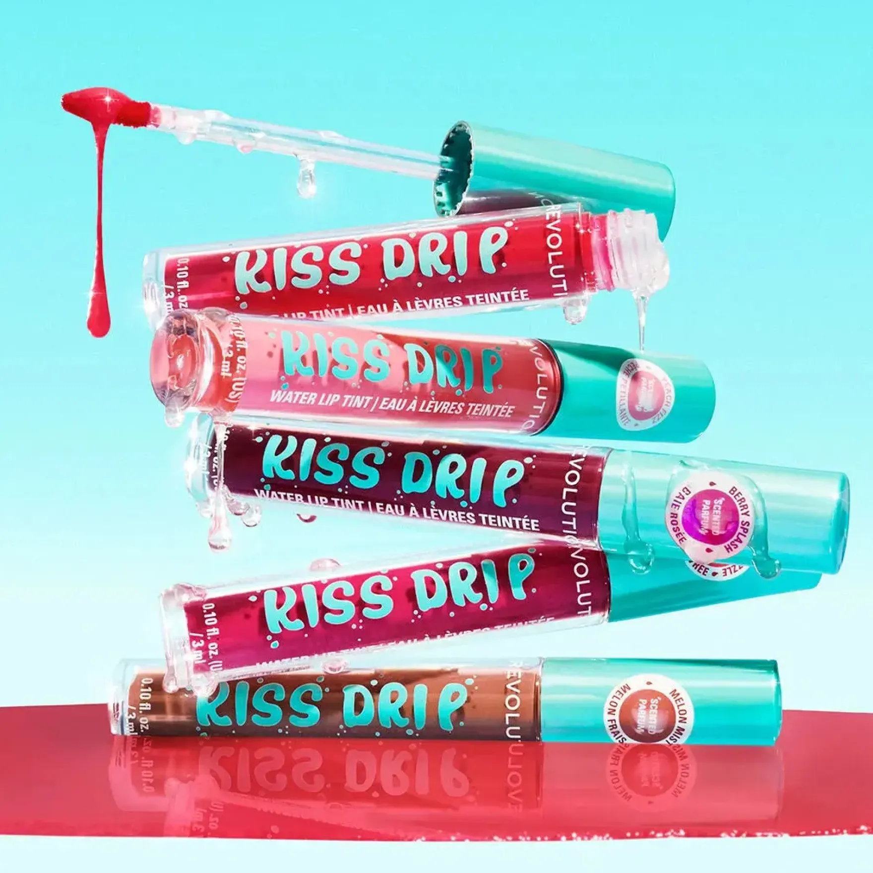 Kiss Drip Water Lip Tint Cherry Glace
