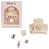 KitschPop Charms & Cloud Clip Set Pearlized Cream