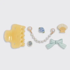 Kitschpop Cloud Clip 7pc Set Coastal Cottage Butter Yellow