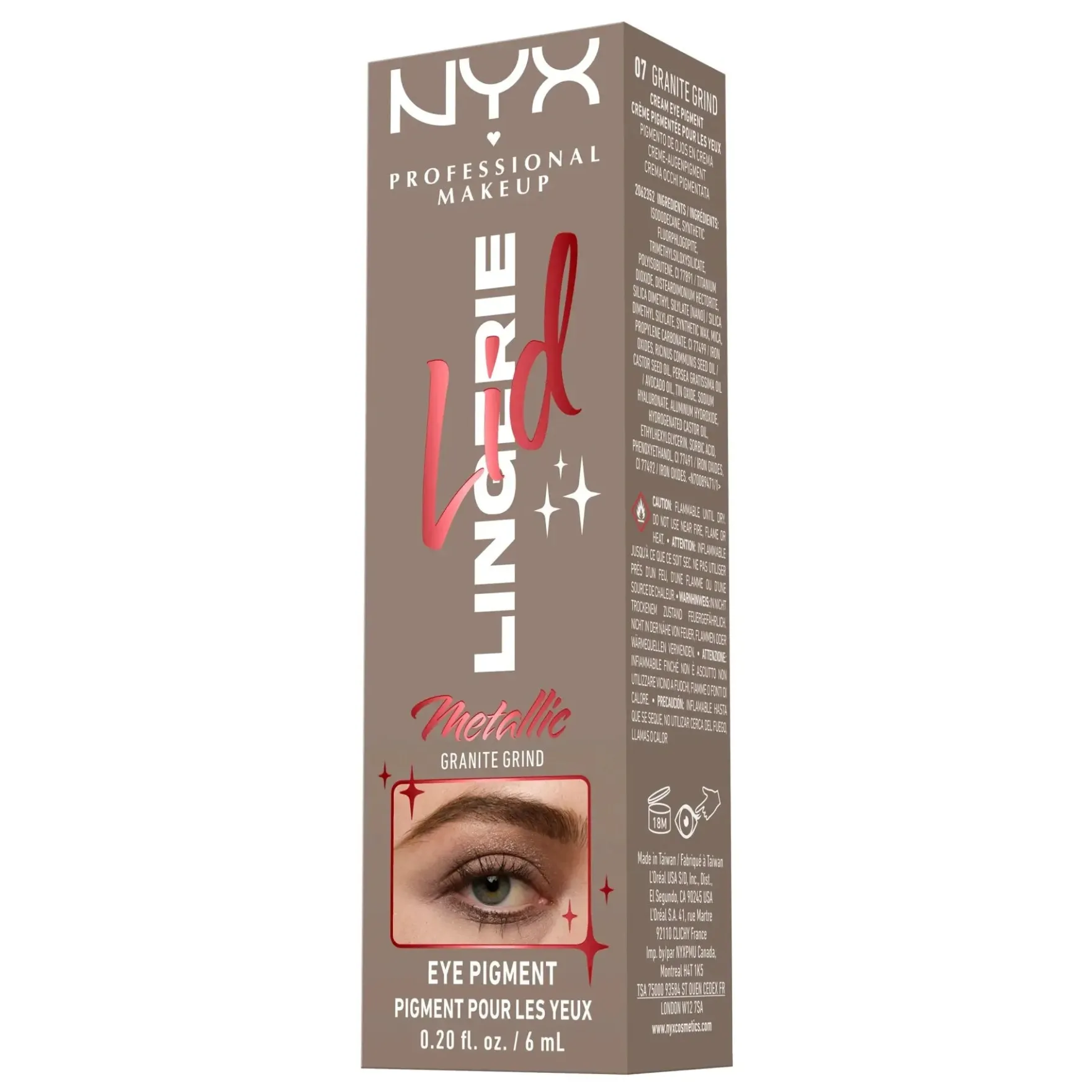 Lid Lingerie Cream Eye Pigment 07 Granite Grind