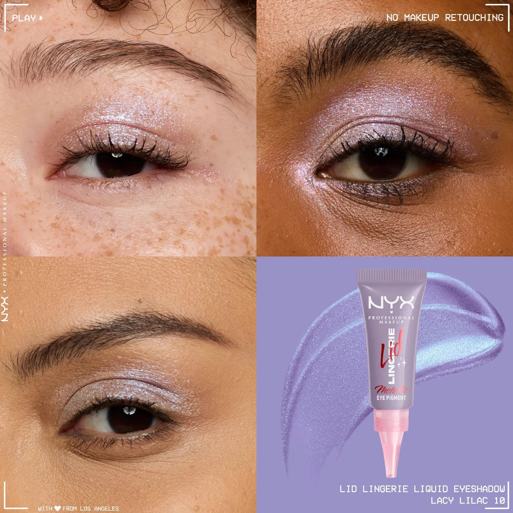 Lid Lingerie Cream Eye Pigment 10 Lacy Lilac