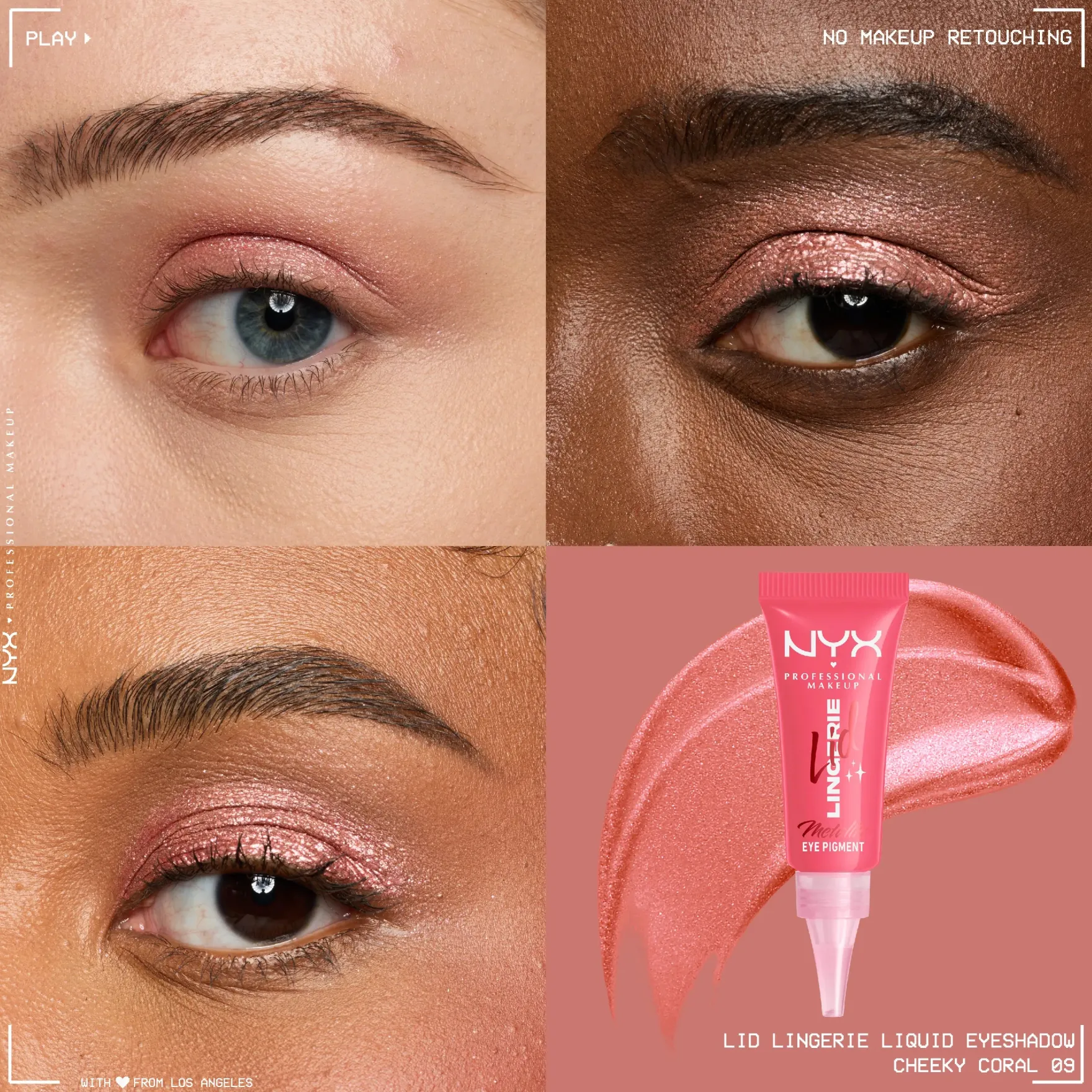 Lid Lingerie Cream Eye Pigment 09 Cheeky Coral