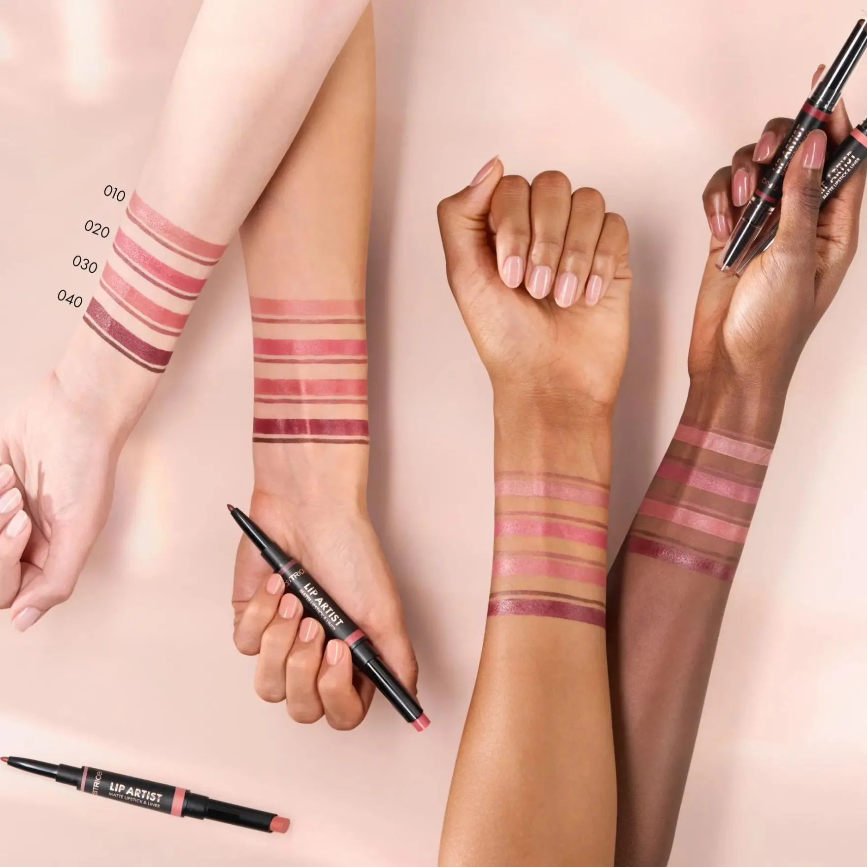 Lip Artist Matte Lipstick & Liner 040 Sisters By Heart