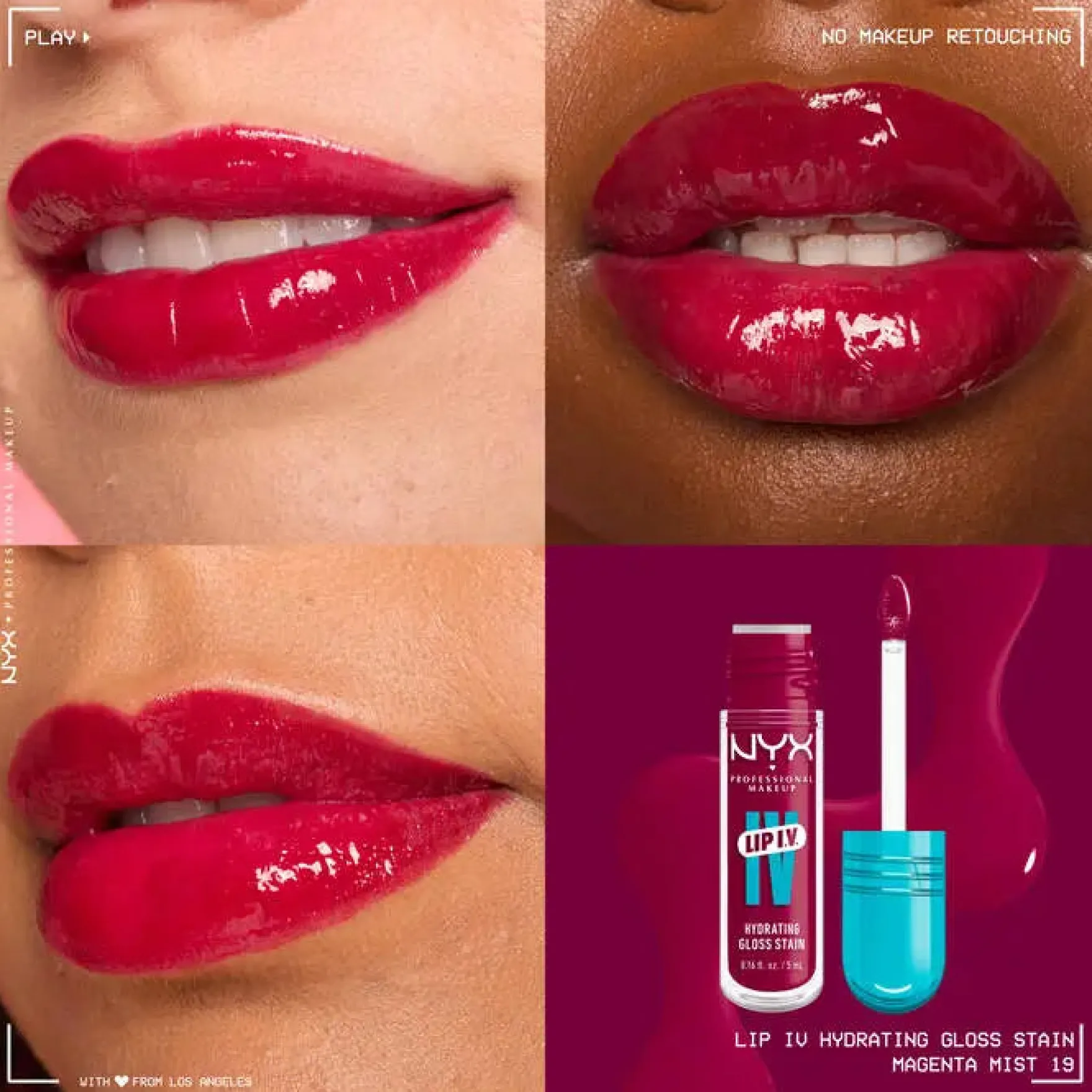 Lip IV Hydrating Gloss Magenta Mist