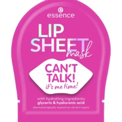 Lip Sheet Mask 01 Can't Talk, It's Me Time!