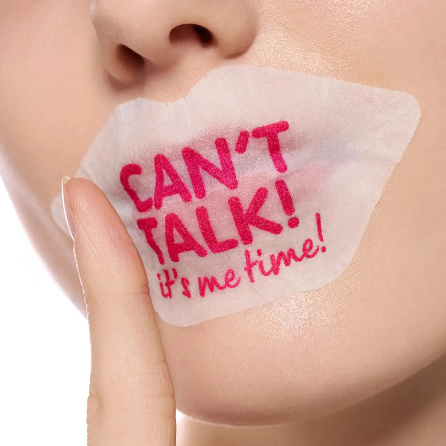Lip Sheet Mask 01 Can't Talk, It's Me Time!