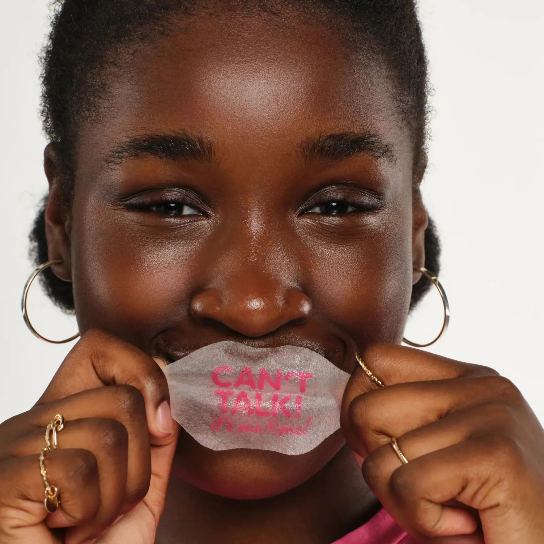 Lip Sheet Mask 01 Can't Talk, It's Me Time!