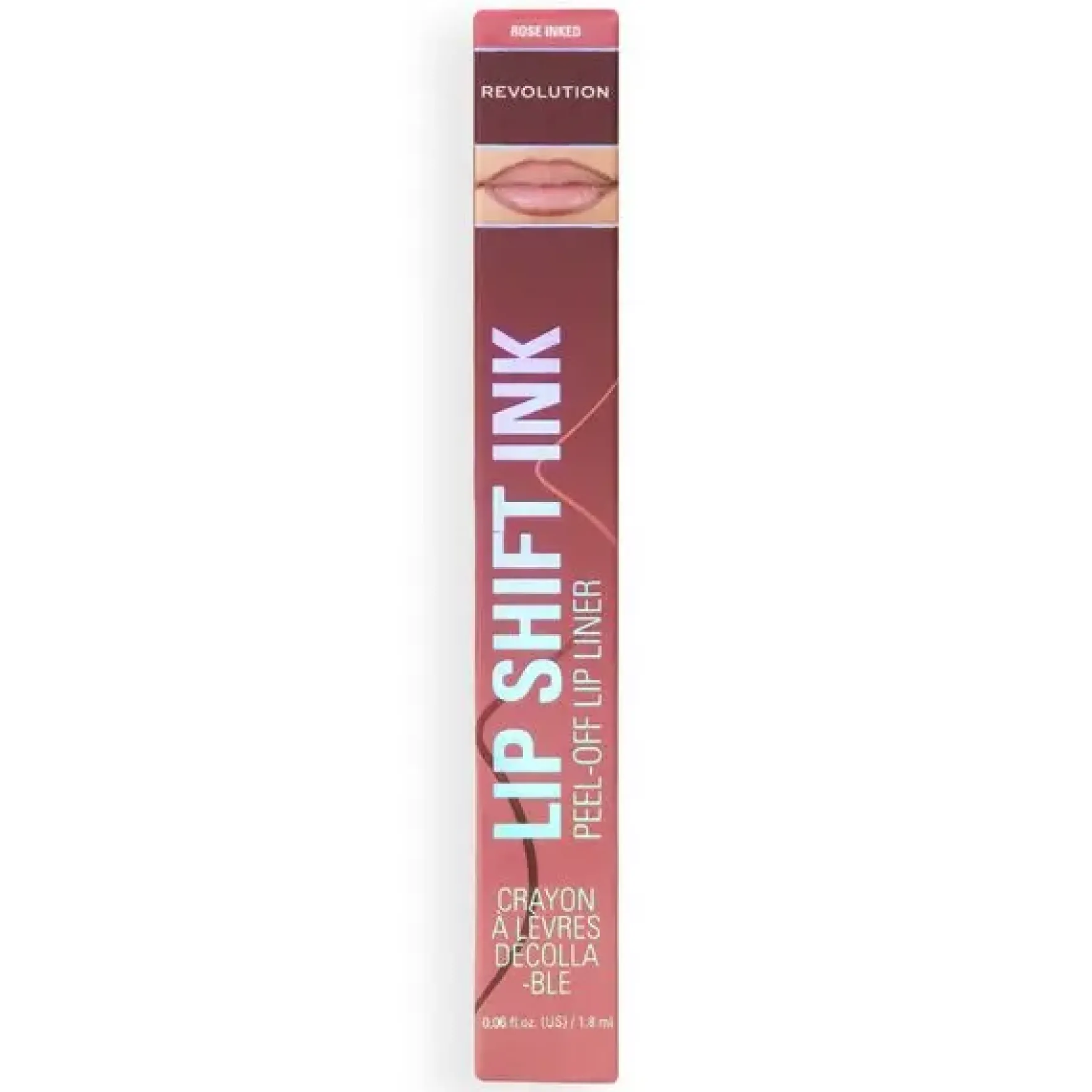 Lip Shift Ink Peel Off Lipliner Stain Rose Inked