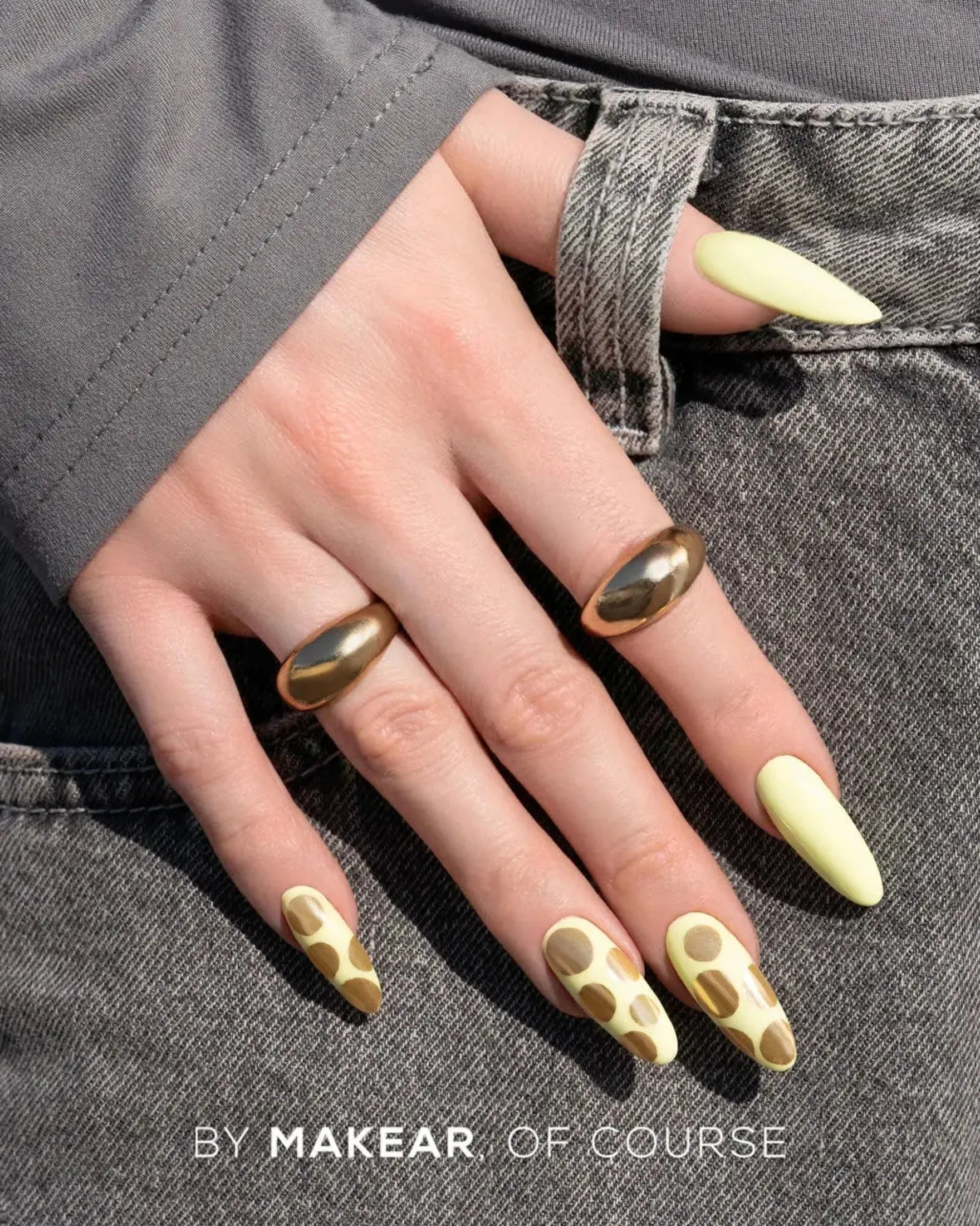 Liquid Effect Nail Dust Chrome SFX Gold
