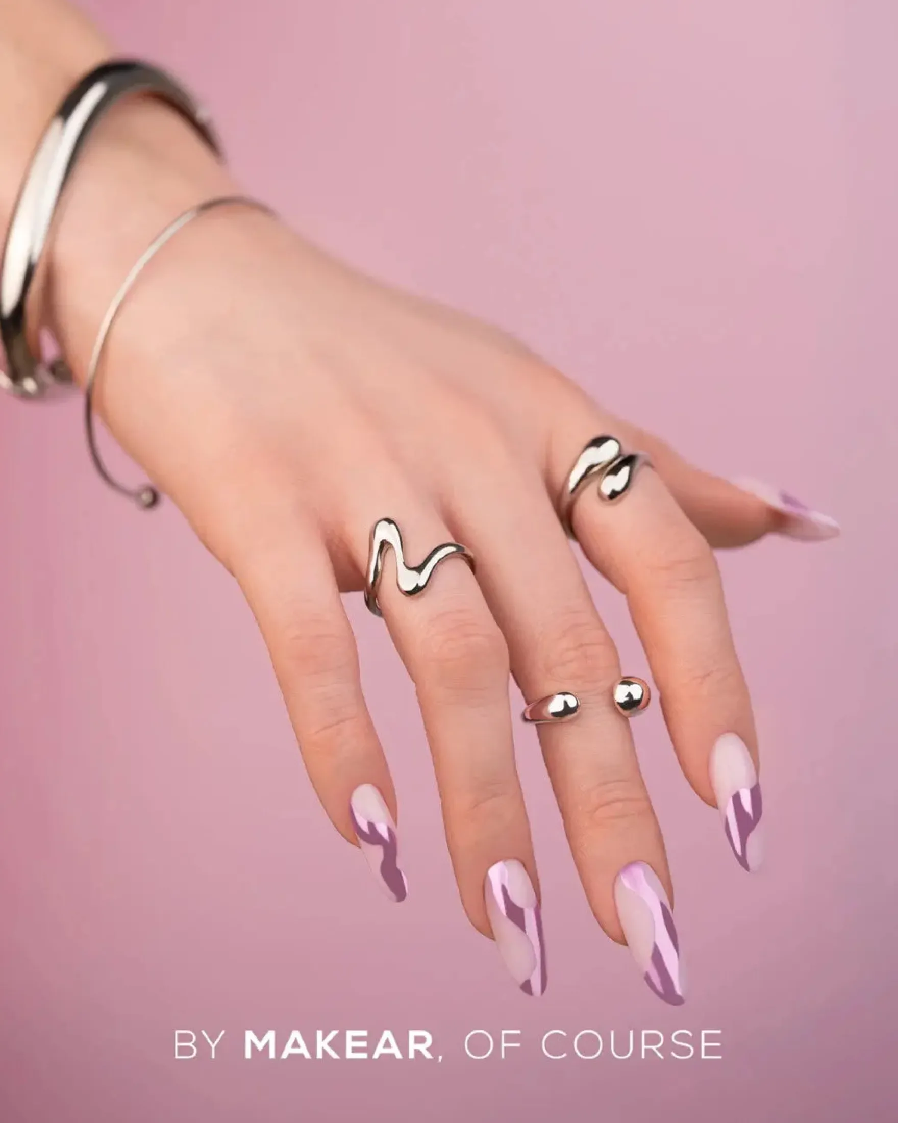 Liquid Effect Nail Dust Chrome SFX Violet