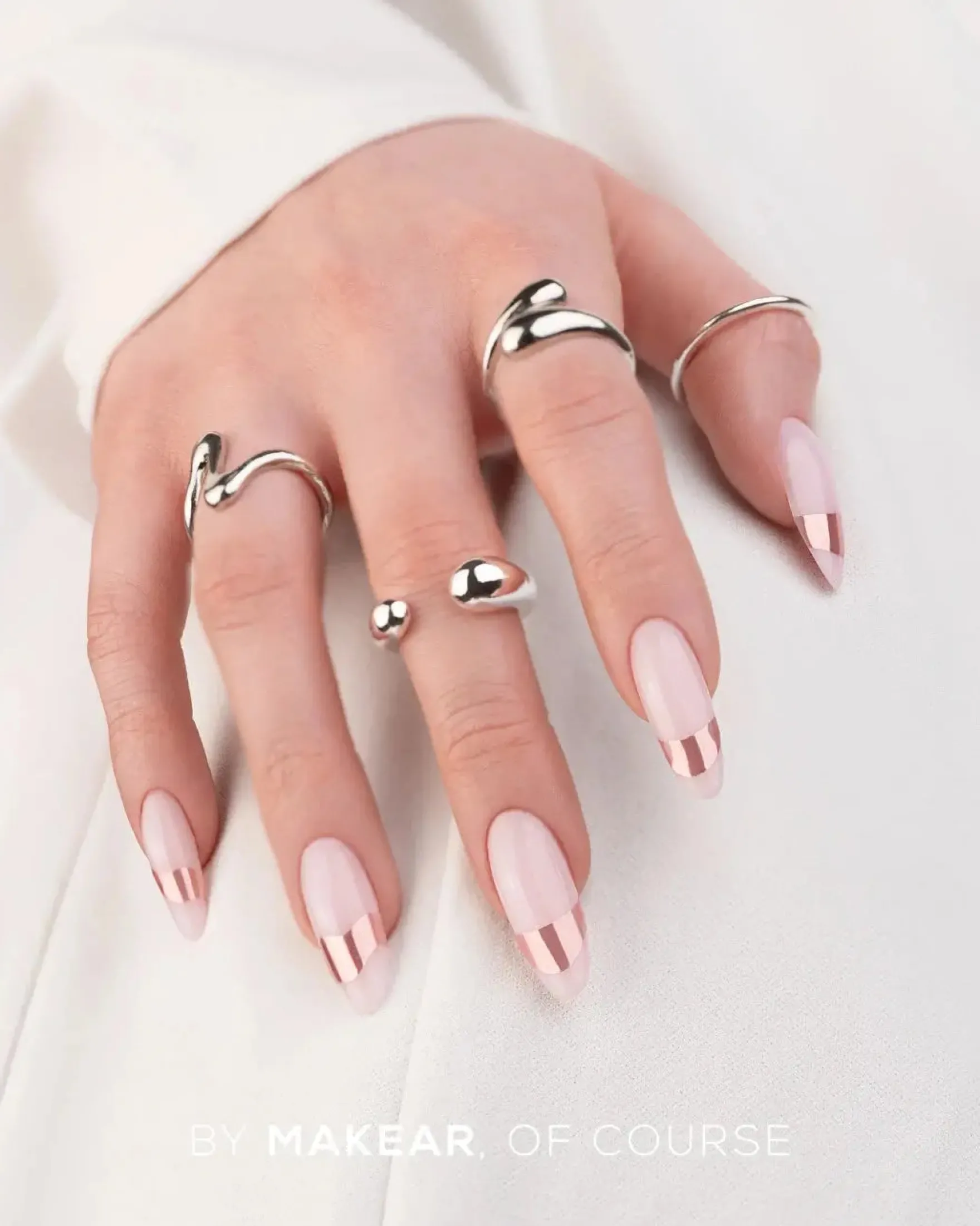 Liquid Effect Nail Dust Chrome SFX Pink