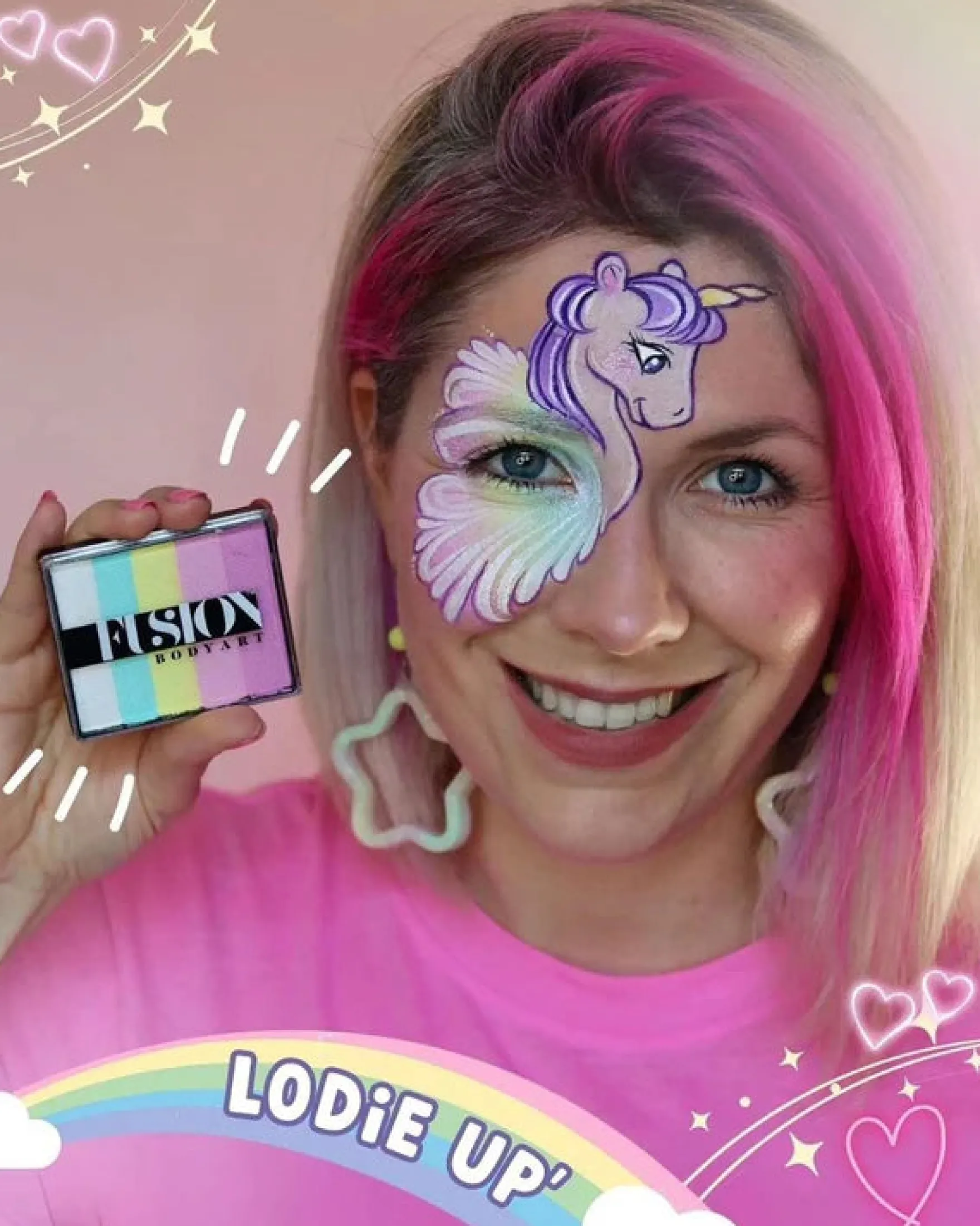 Lodie UP Rainbow Cake Cotton Candy