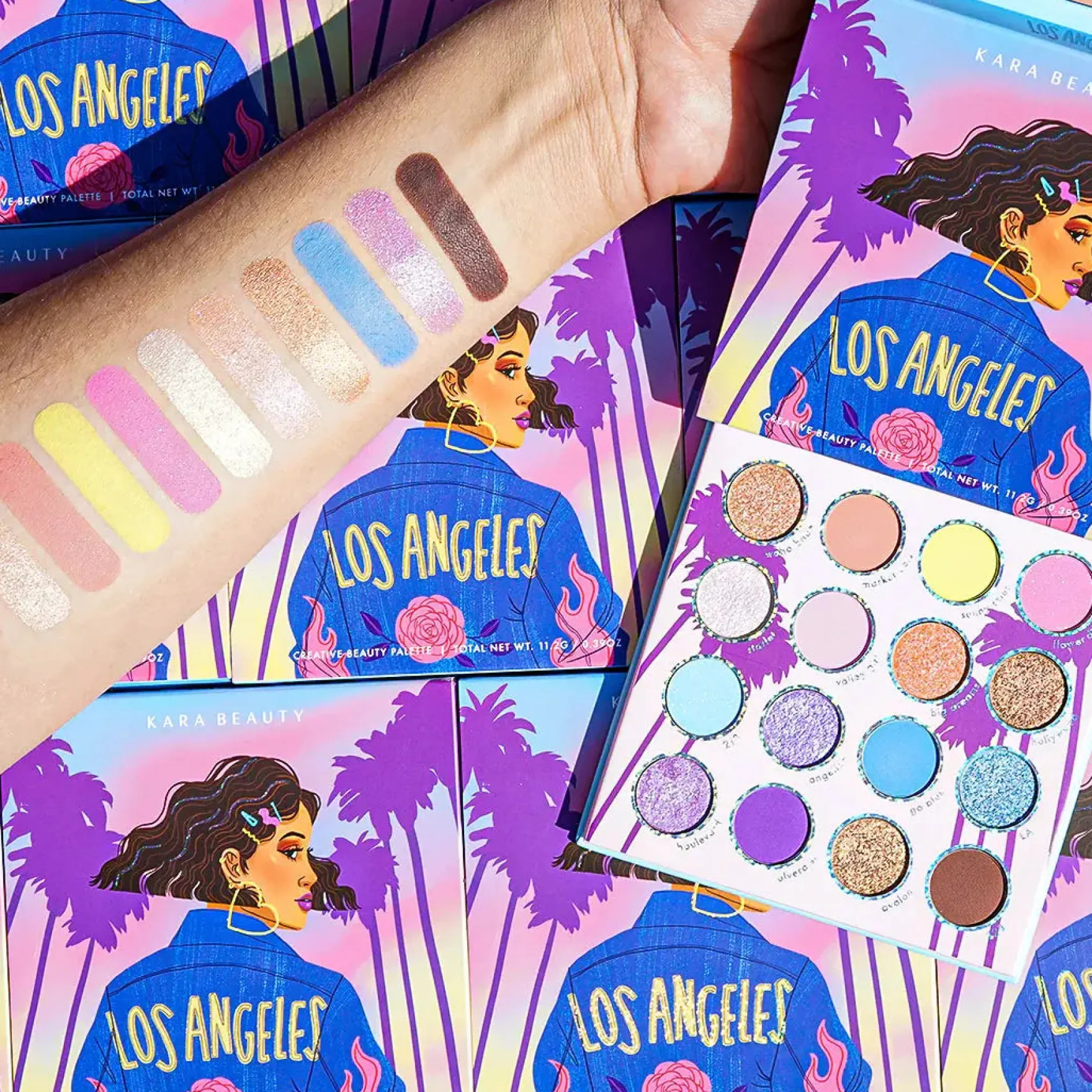 Los Angeles 16 Shades Palette