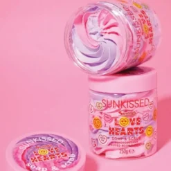Love Hearts Soap & Scrub Blackcurrant