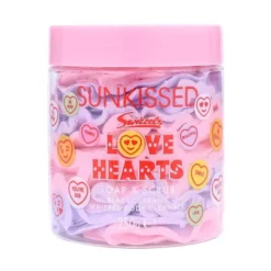 Love Hearts Soap & Scrub Blackcurrant