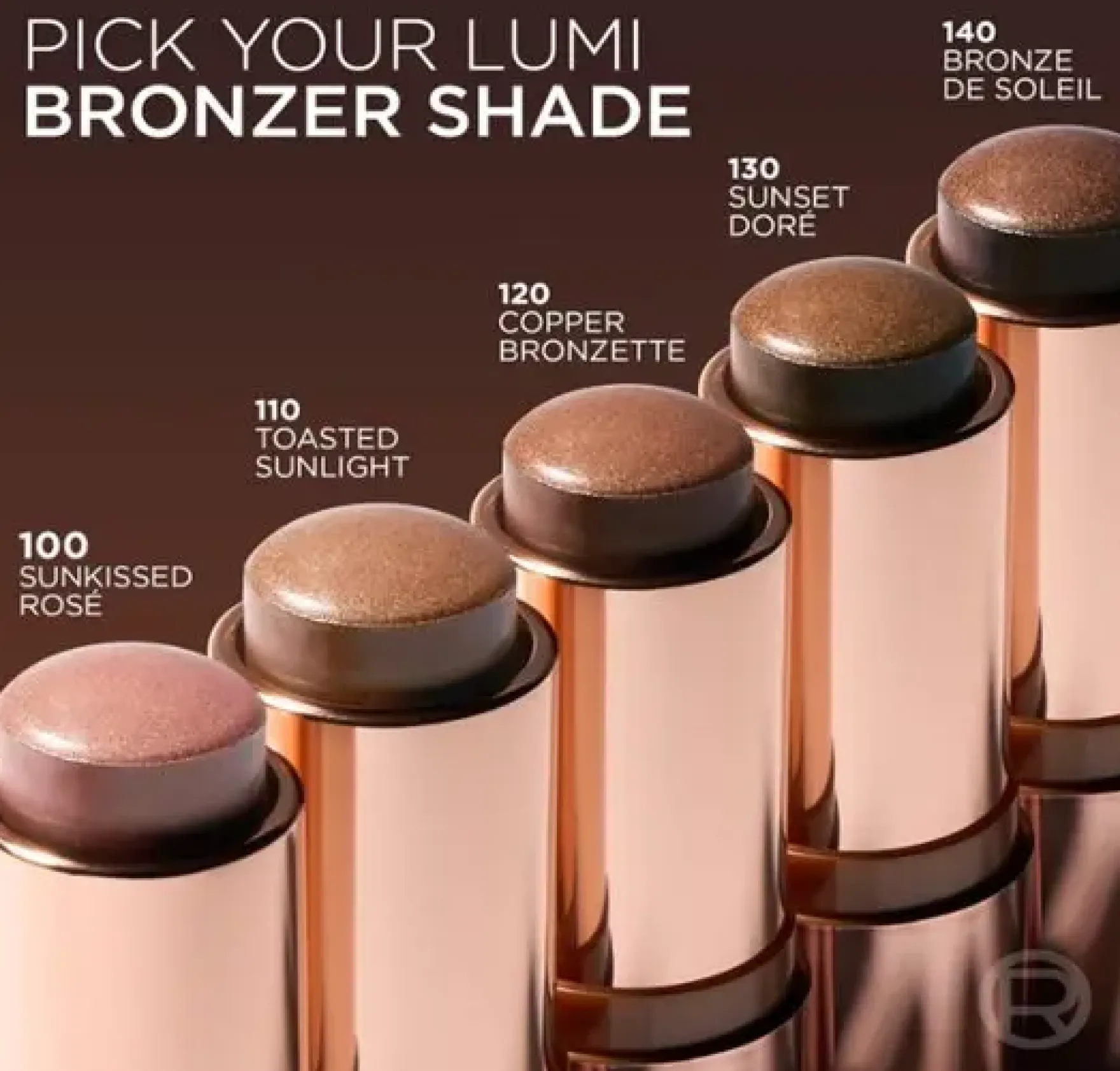 Lumi Bronze Le Stick Soleil Bronzer 100 Sunkissed Rose