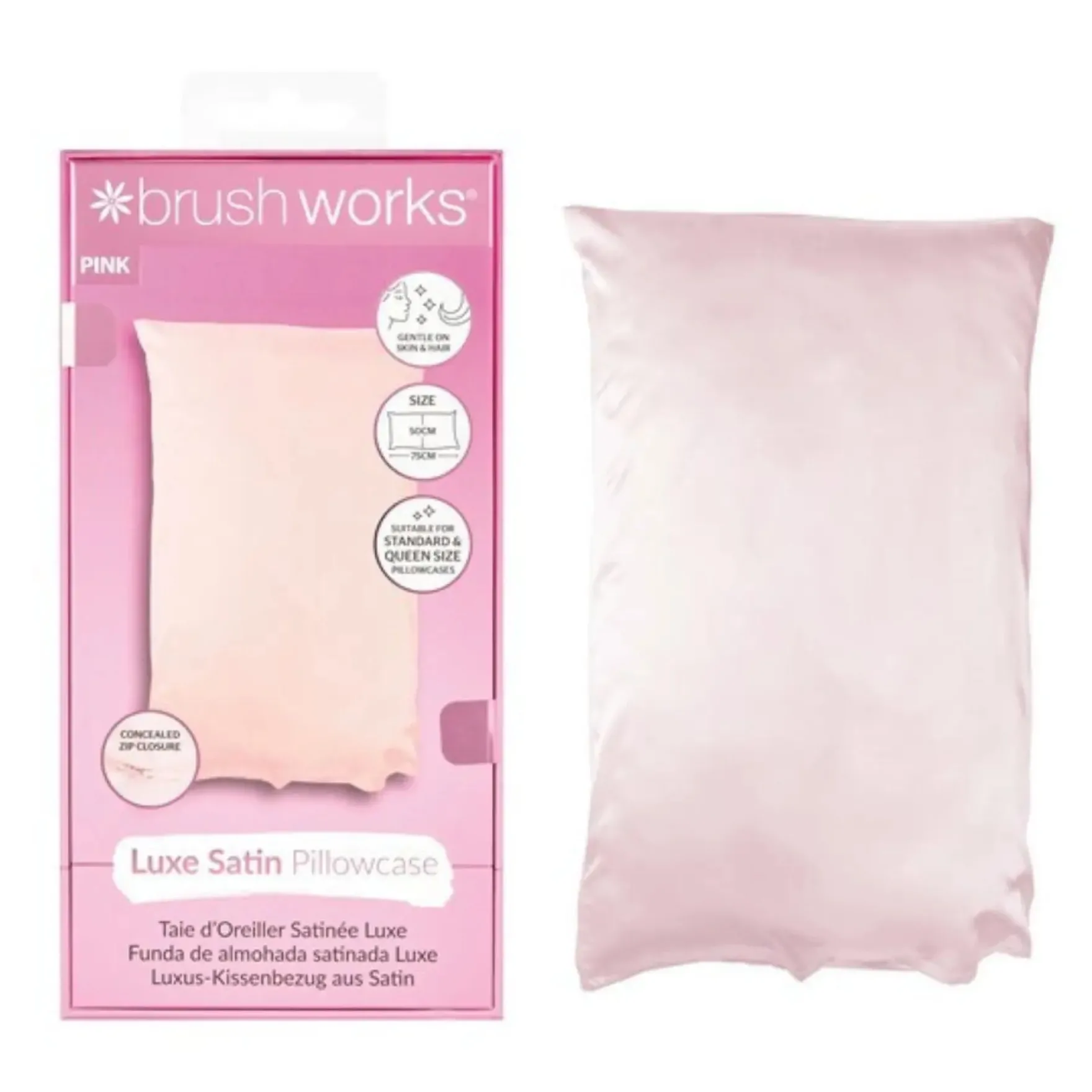 Luxe Satin Pillowcase Pink