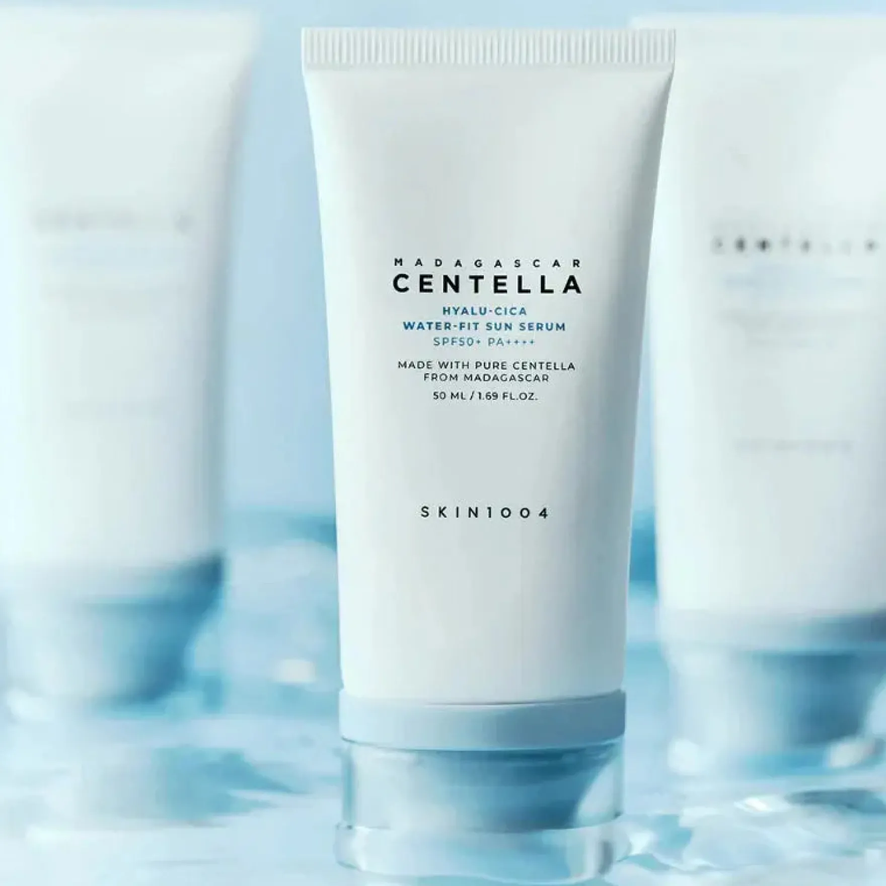 Madagascar Centella Hyalu-Cica Water-Fit Sun Serum Twin Pack SPF50+