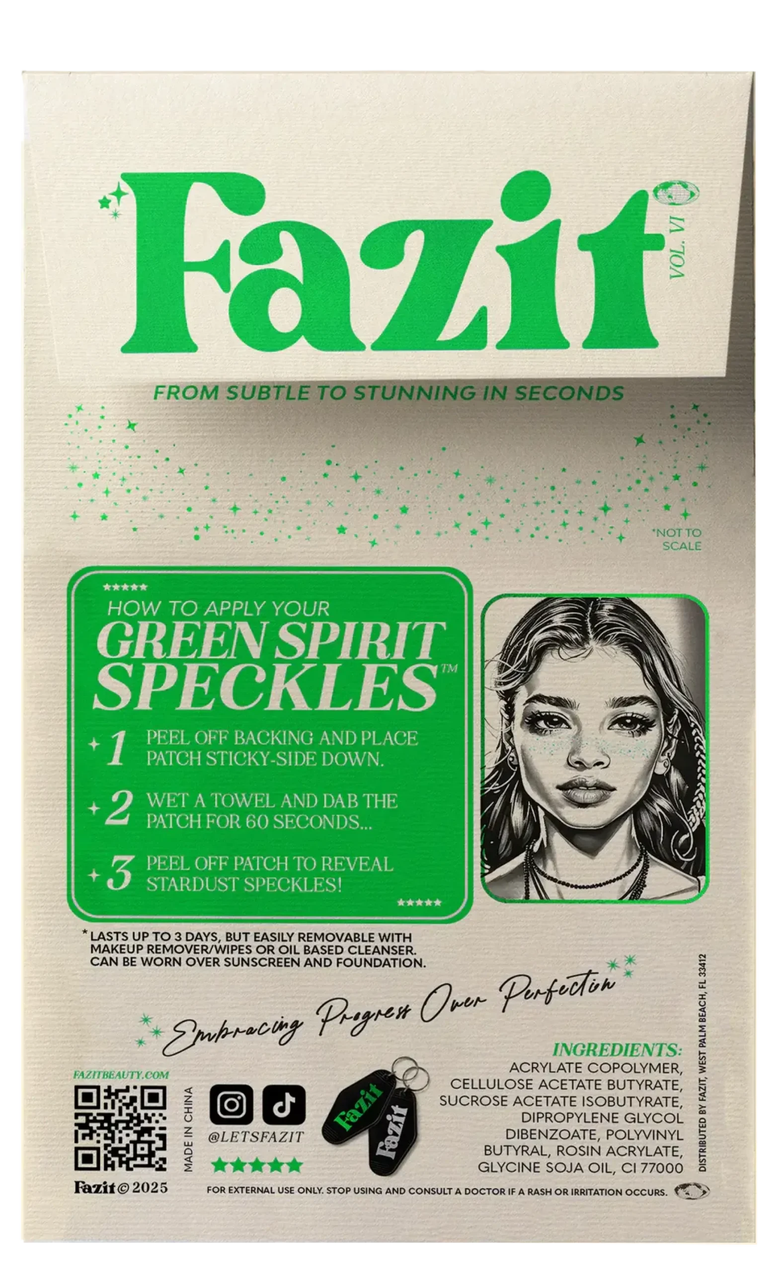 Make Up Patches Green Spirit Speckles