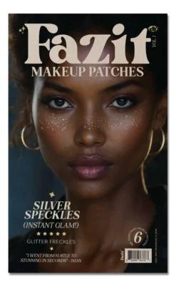 Make Up Patches Silver Glitter Freckles