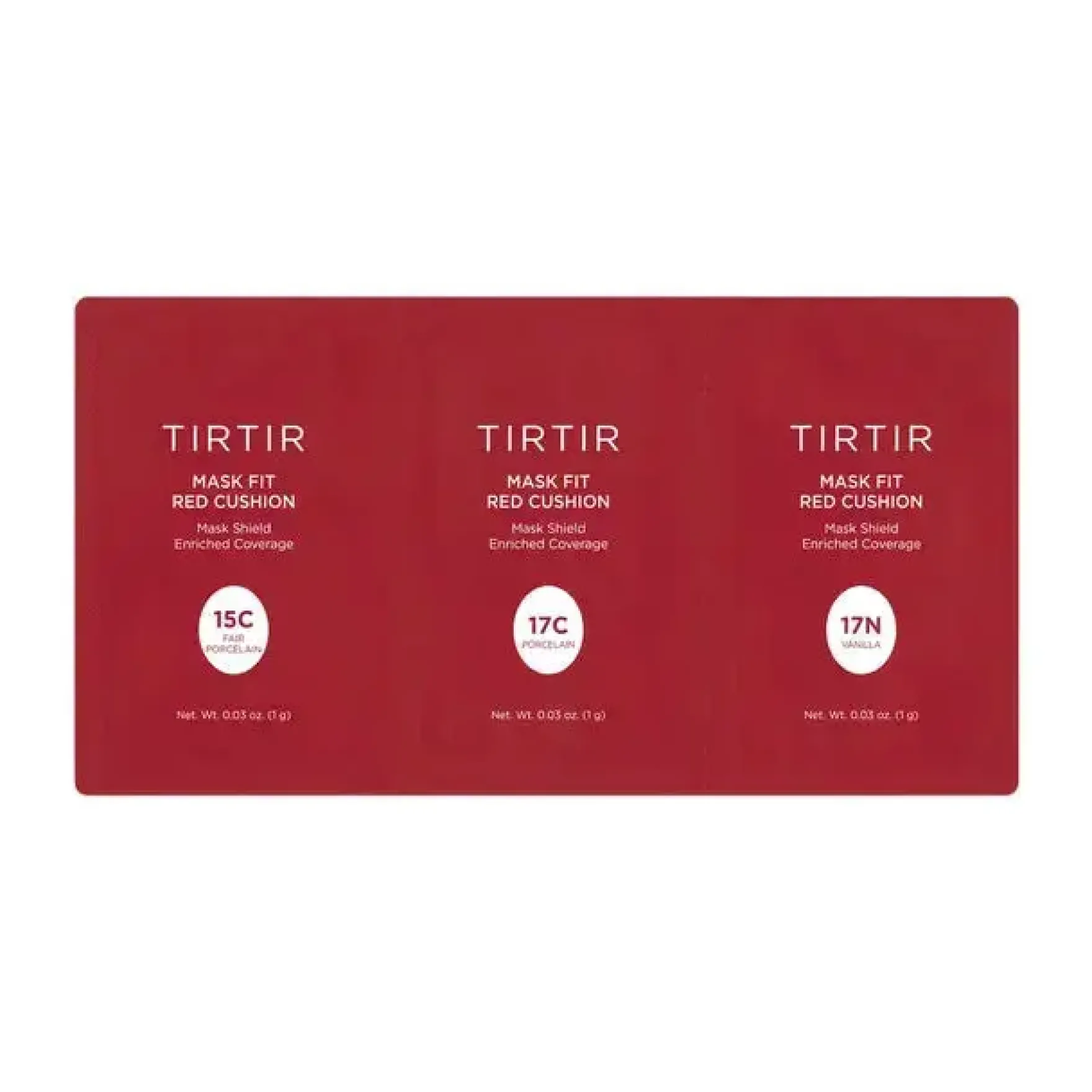 Mask Fit Red Cushion 3 Shade Trial Kit