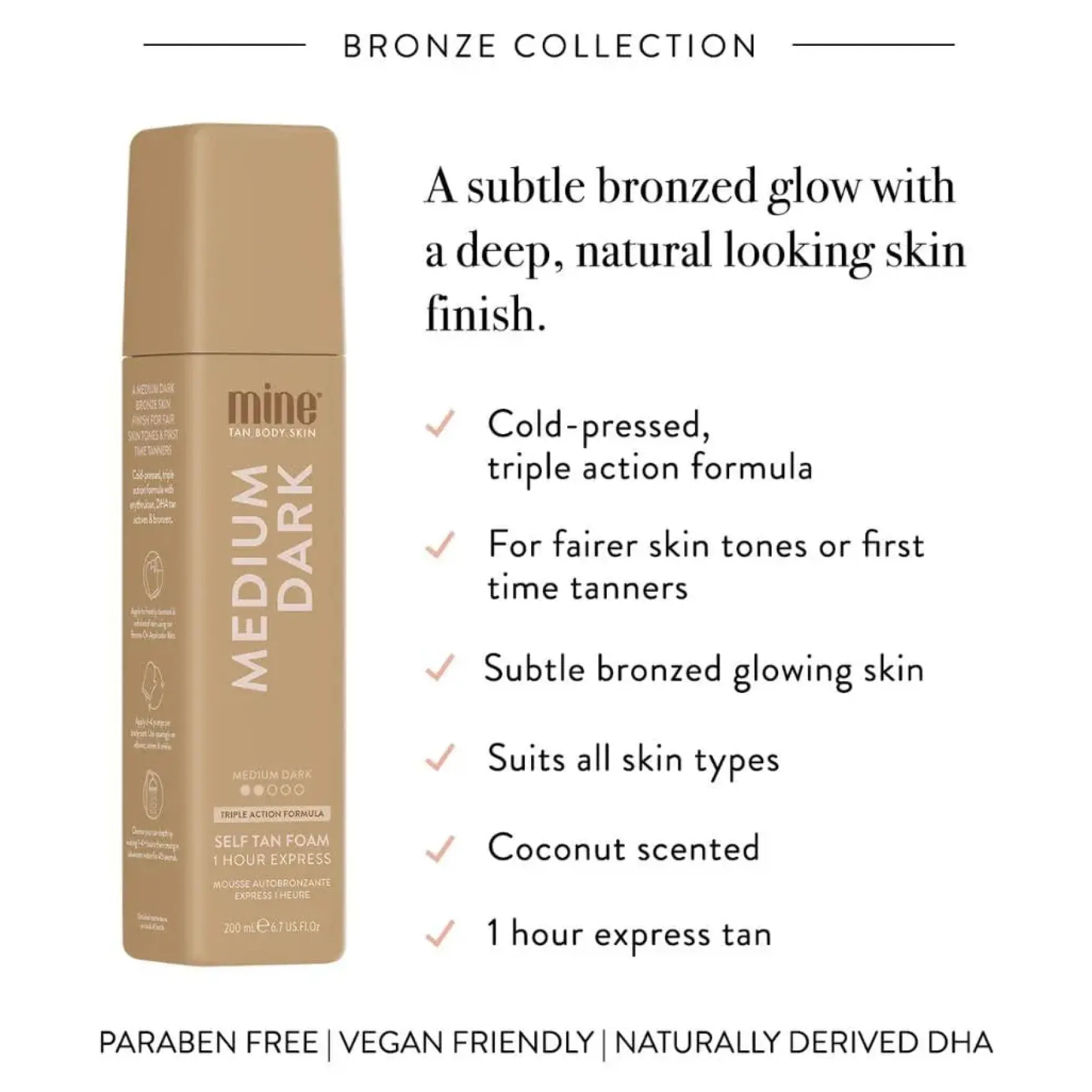 Medium Dark Self Tan Foam