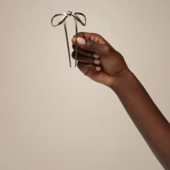 Metal Bow French Hair Pin Gold