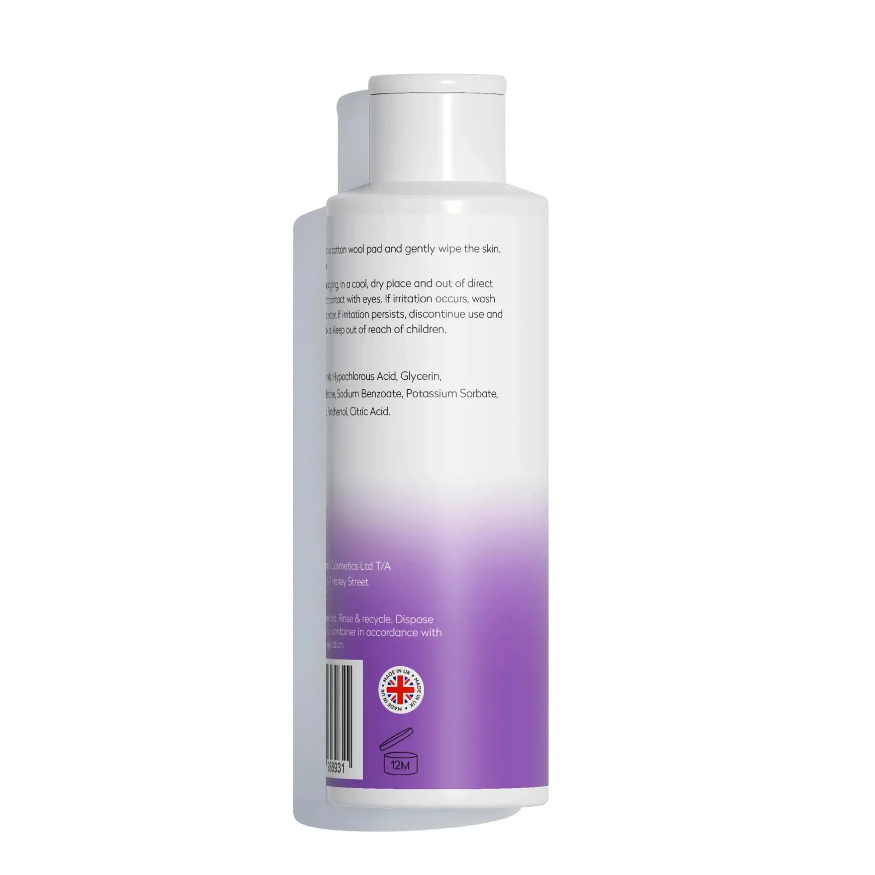 Micellar Makeup Remover Hypochlorous Acid