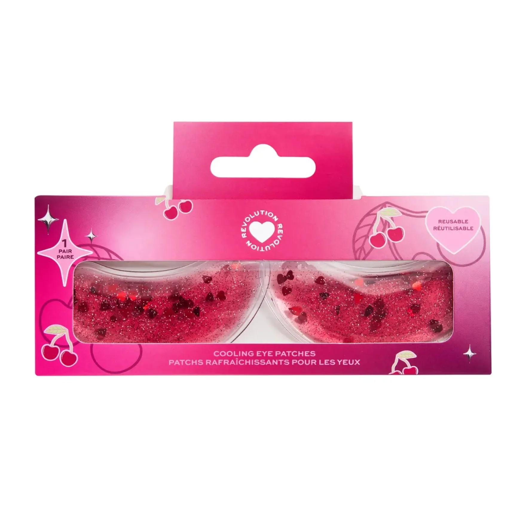 Midnight Cherry Cool Reusable Undereye Patches