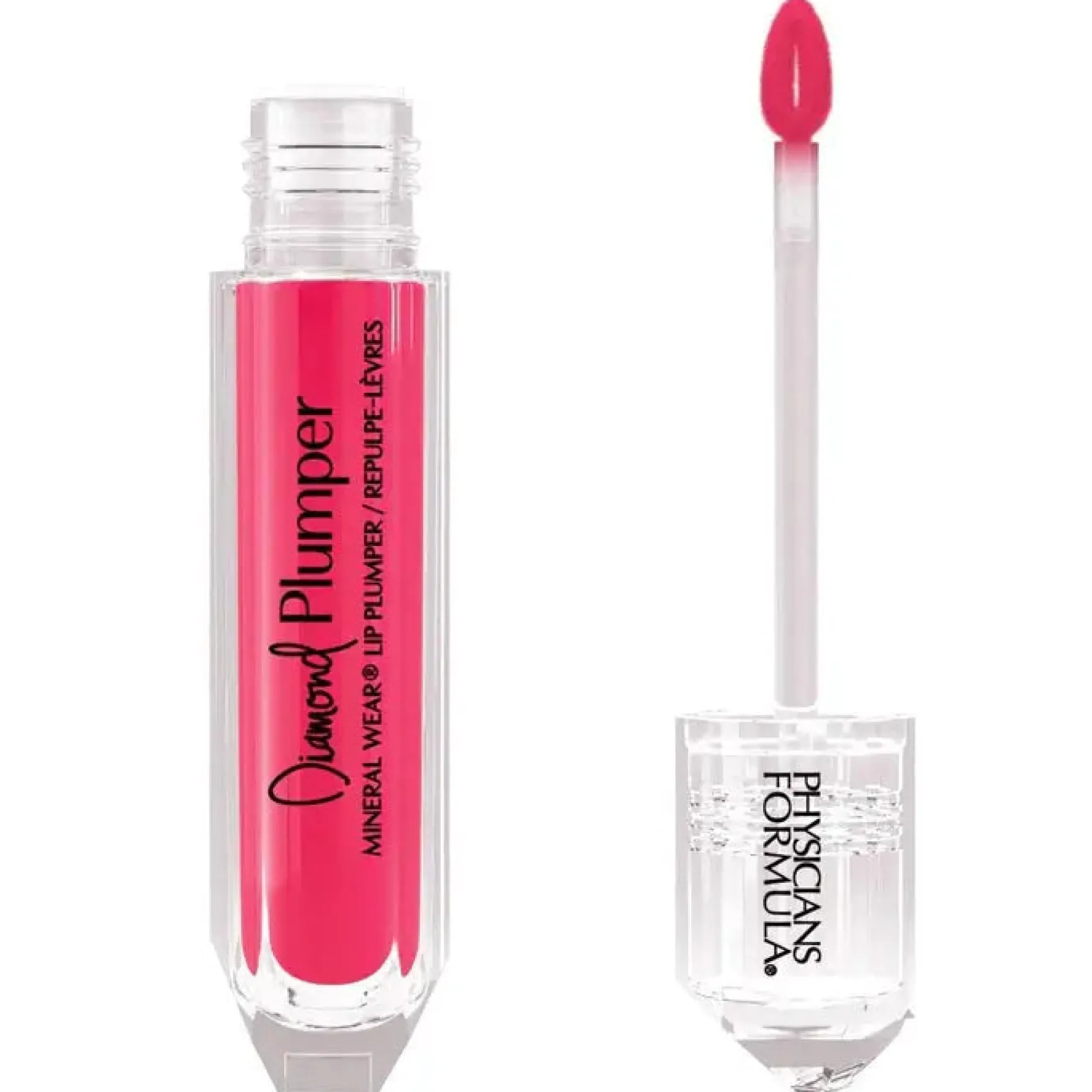 Mineral Wear Diamond Plumper Pink Radiant Cut