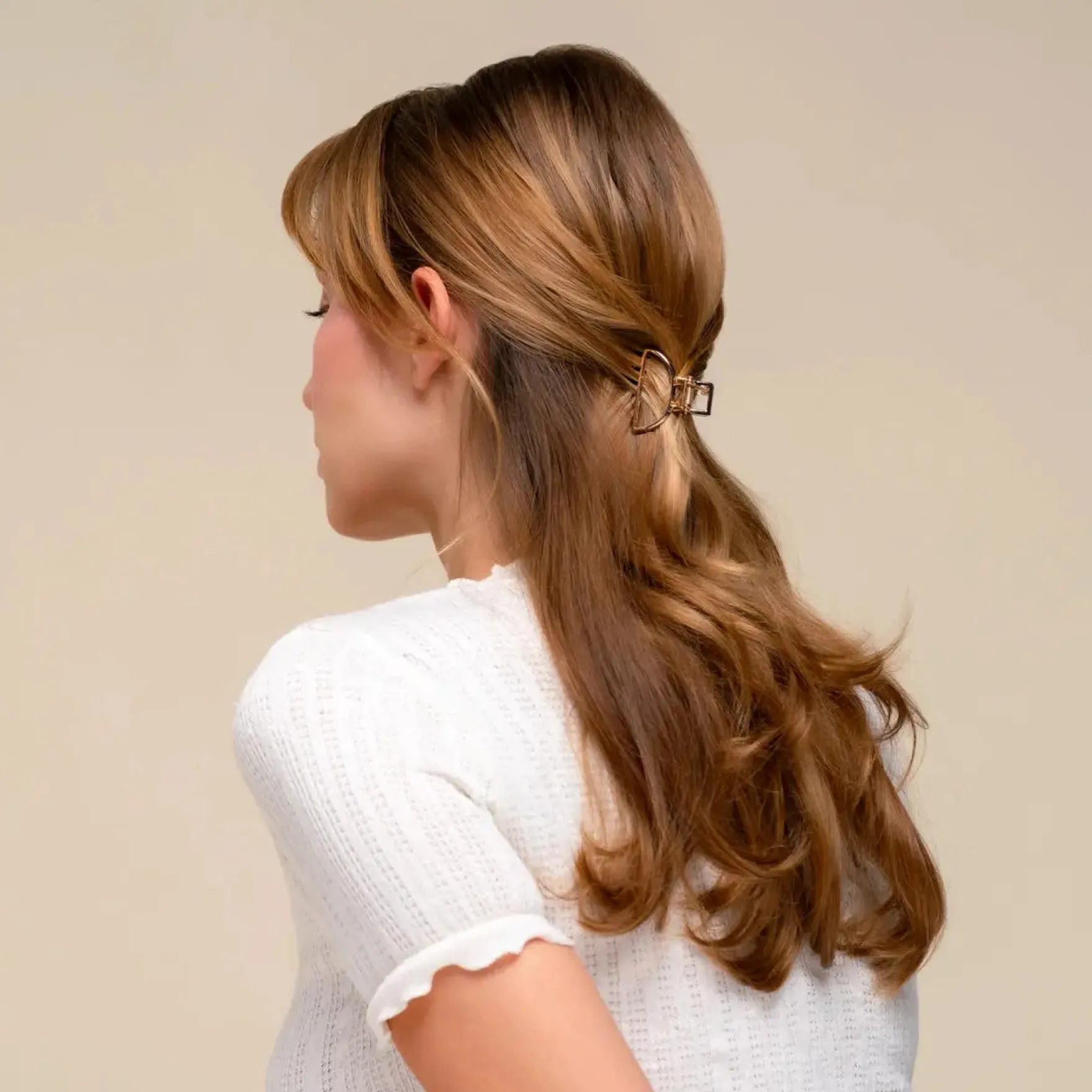 Mini Metal French Hair Pin & Clips Set Gold