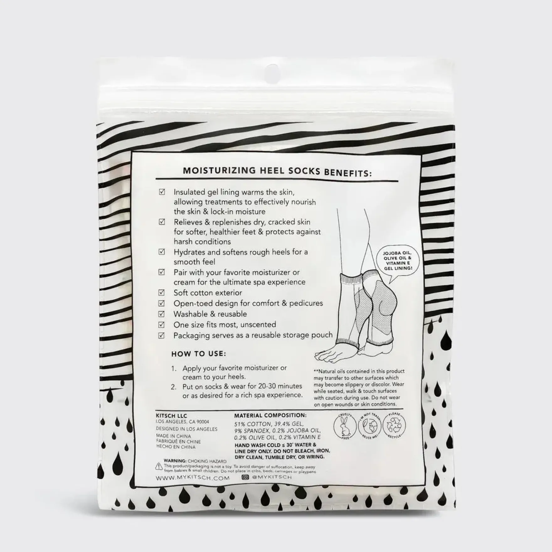 Moisturizing Heel Socks