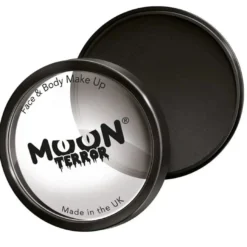 Moon Terror Halloween Pro Face Paint Cake Pots Midnight Black