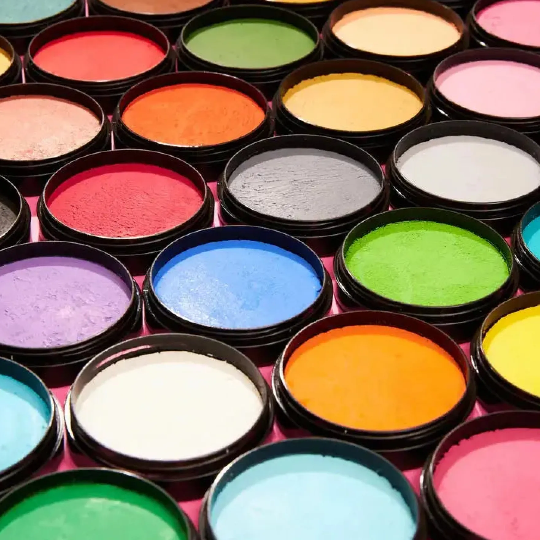 Moon Terror Halloween Pro Face Paint Cake Pots Bright Orange