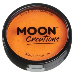 Moon Terror Halloween Pro Face Paint Cake Pots Bright Orange