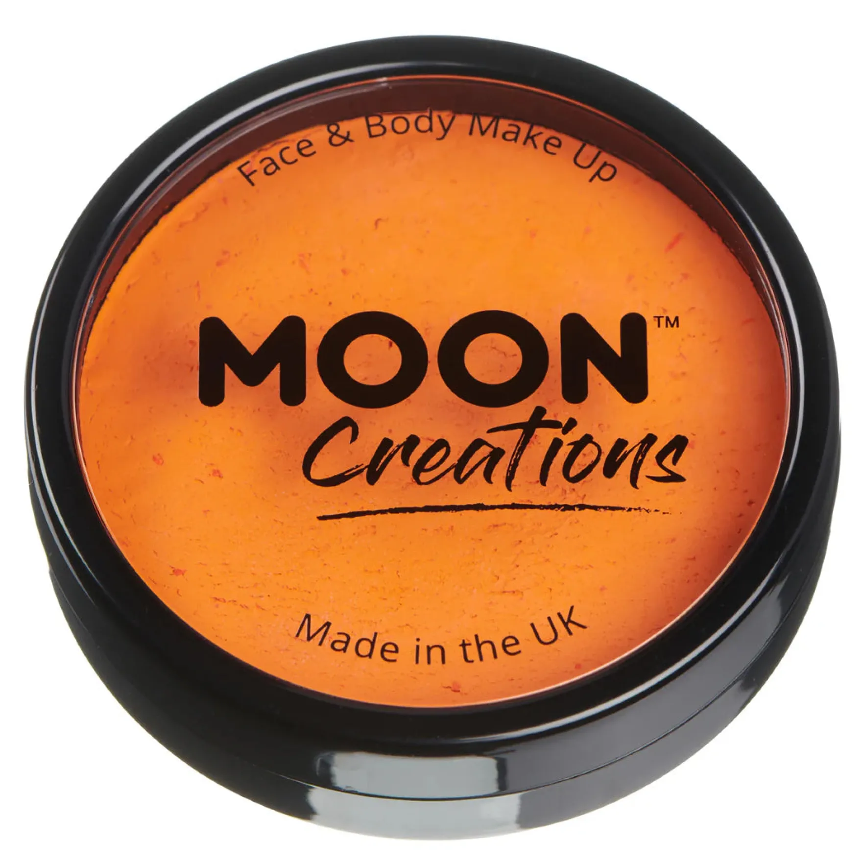 Moon Terror Halloween Pro Face Paint Cake Pots Bright Orange