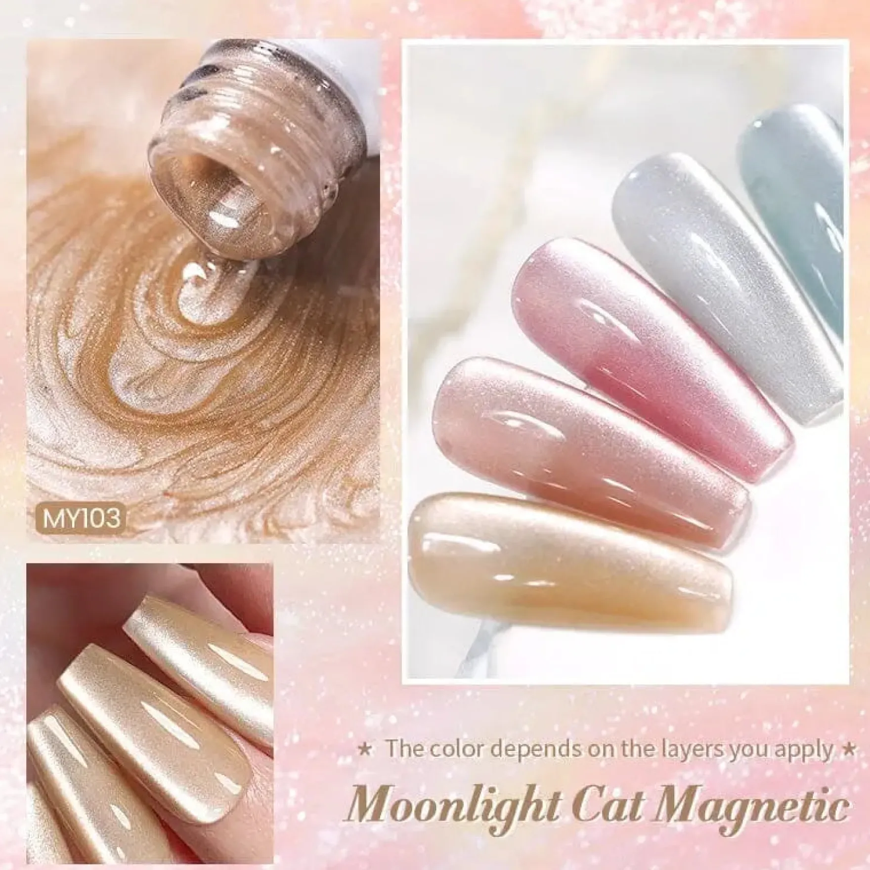 Moonlight Cat Magnetic Gel MY103