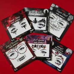 Moon Terror Halloween Face Jewels Freak Show