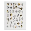 Nail Art Gold Glam Stickers 15
