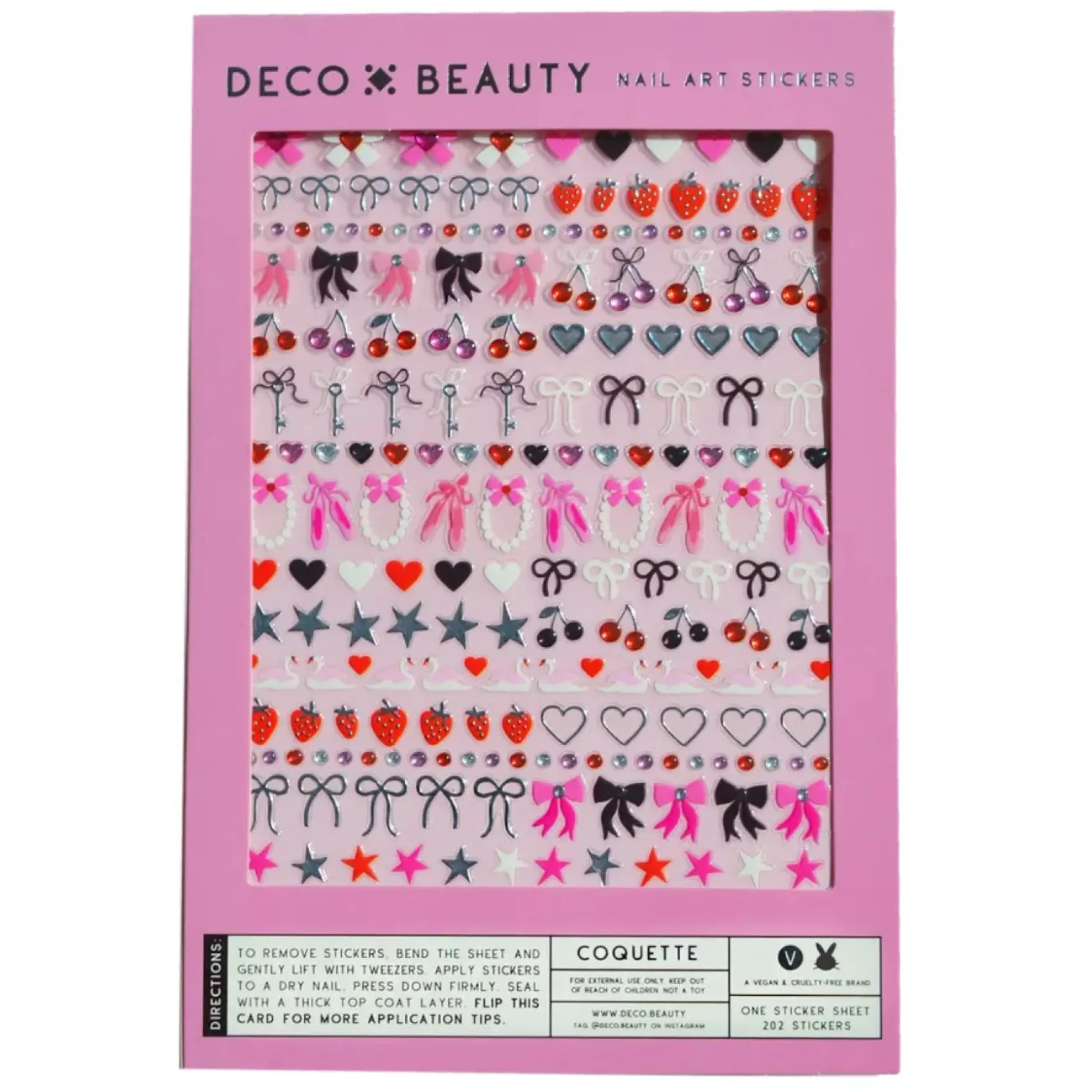 Nail Art Stickers Coquette