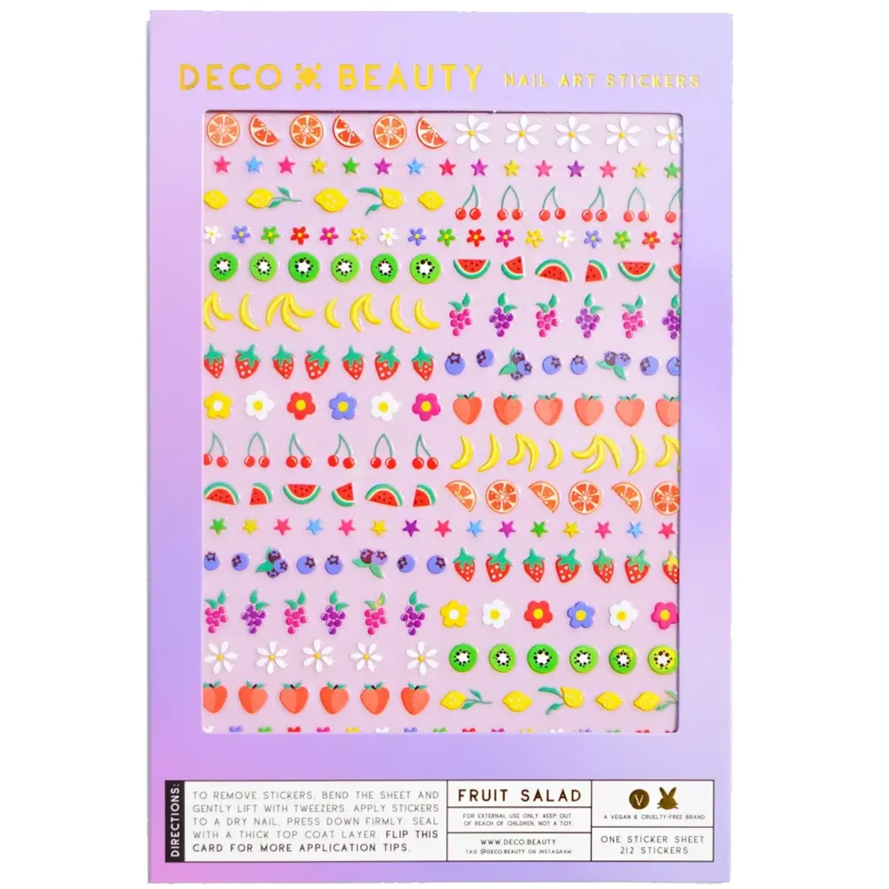Nail Art Stickers Fruit Salad