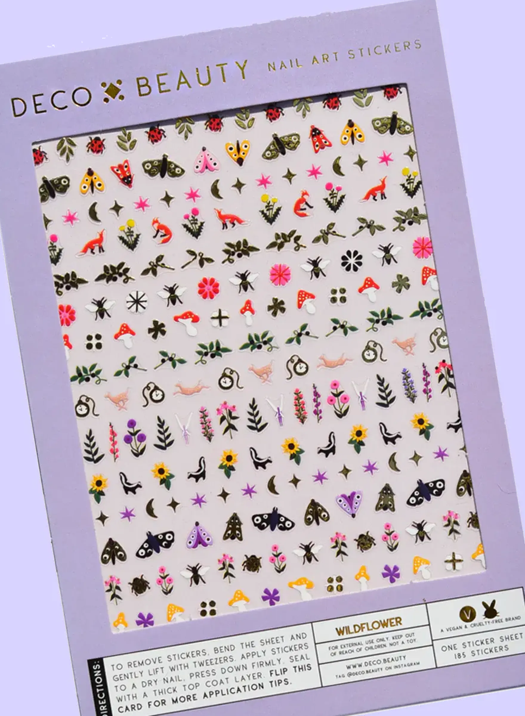 Nail Art Stickers Wildflower