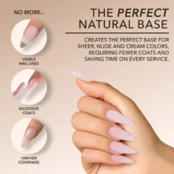Natural Gel Extensions Almond Short
